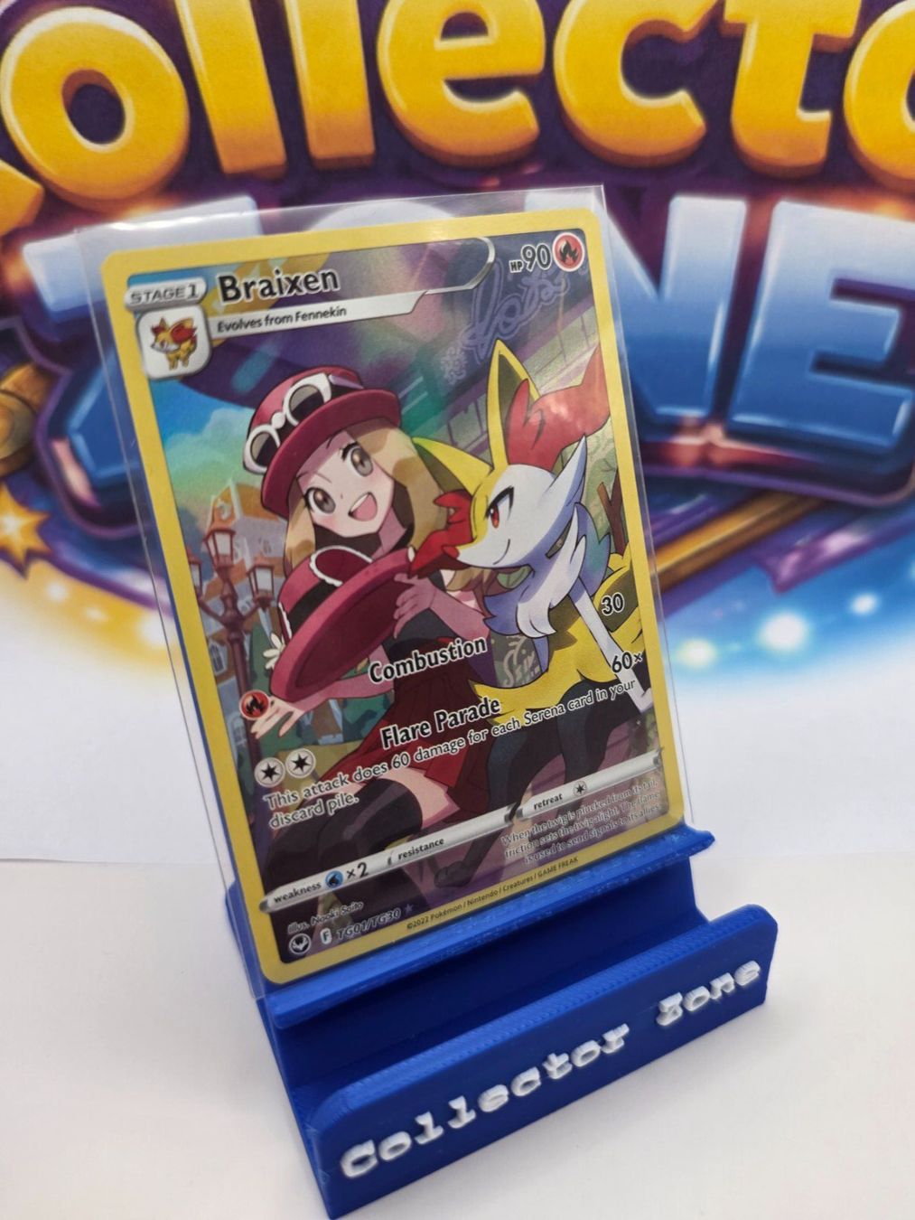 Pokémon Carte collezionabili: Braixen Trainer Gallery Rare / Pokemon / EN – Nuovo (secondo la descrizione) da Böckten venduto da Collector-Zone 3