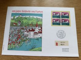 Luxusbrief 500 Jahre Schlacht von Murten 
