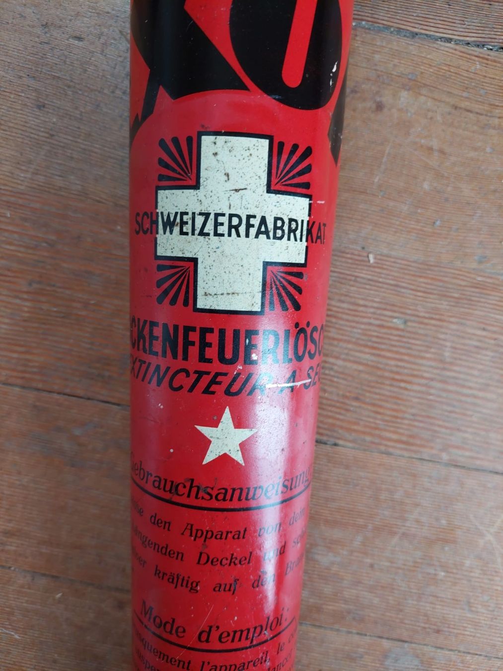 Feuerlöscher: EXOR Feuerlöscher antik vintage – Gebraucht aus Zürich von MrsWollishofen 1