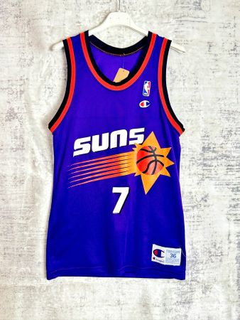 VINTAGE CHAMPION PHOENIX SUNS "K. JOHNSON" NBA JERSEY SZ: 36