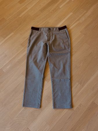 Zara Stoffhose grau elastischer Bund Grösse L neuwertig