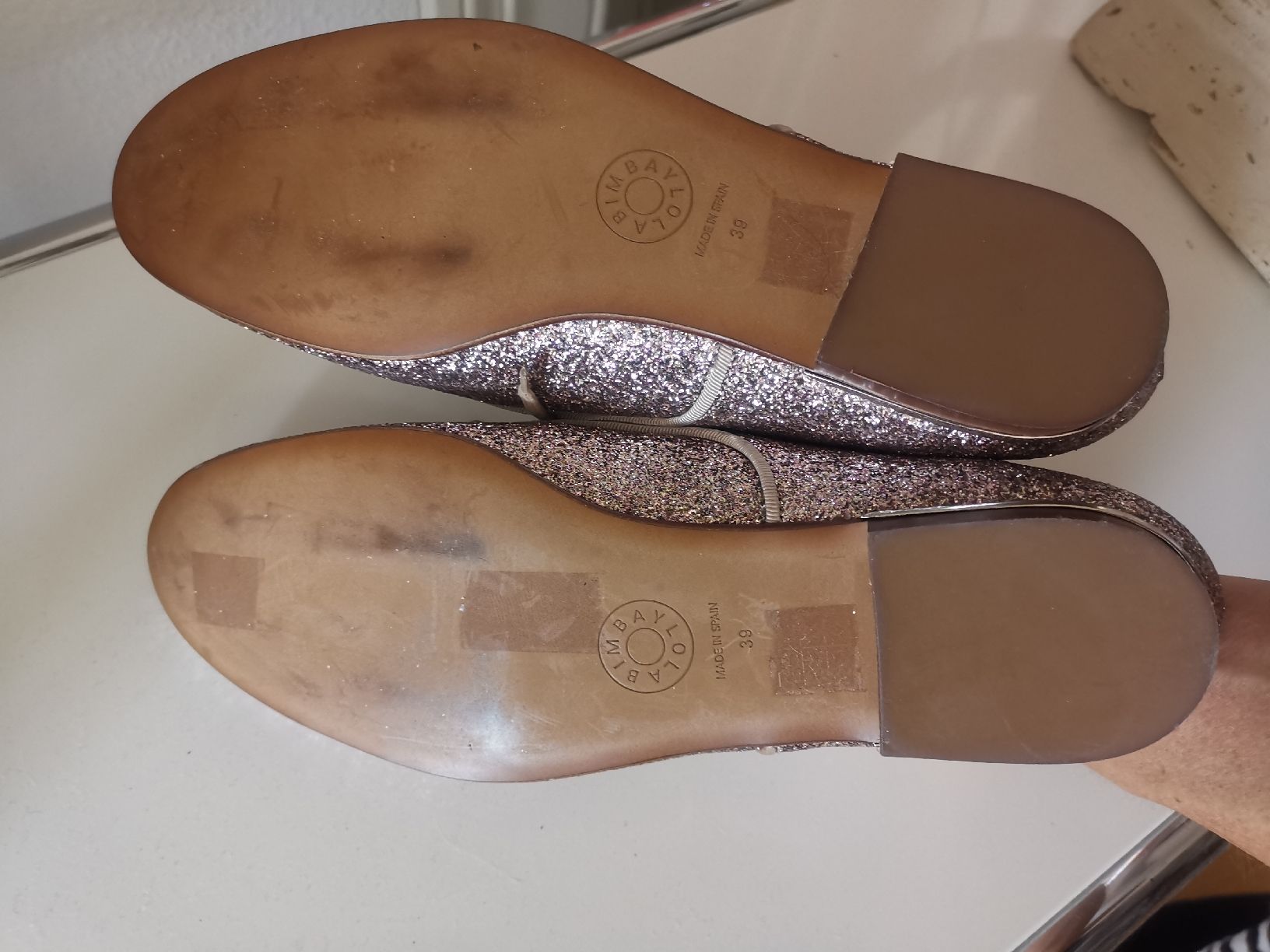 Damenschuhe: Bimba Y Lola, Leder Schuhe mit Glitzer – Neu (gemäss Beschreibung) aus Uerikon von pink_flamingo 4
