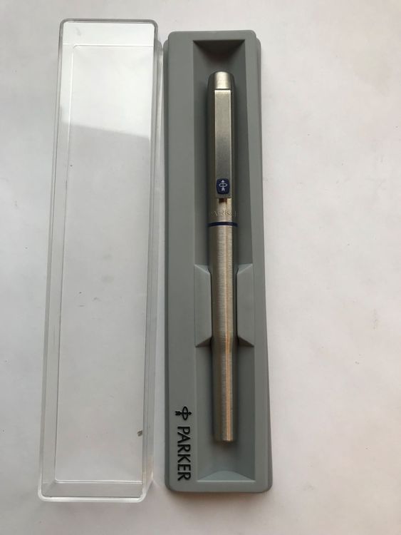 Vintage Parker 25 Rollerball - Blau - Box - Schreibt (Gebraucht) in ...