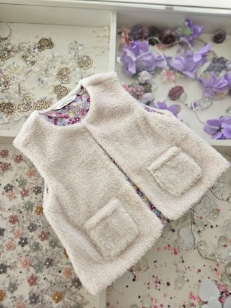 Kinder Weste Teddy Futter Neu