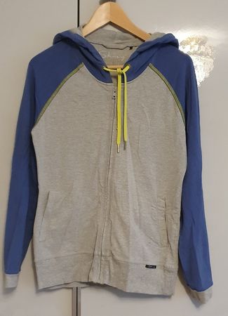Reissverschluss-Kapuzenpullover aus Baumwolle