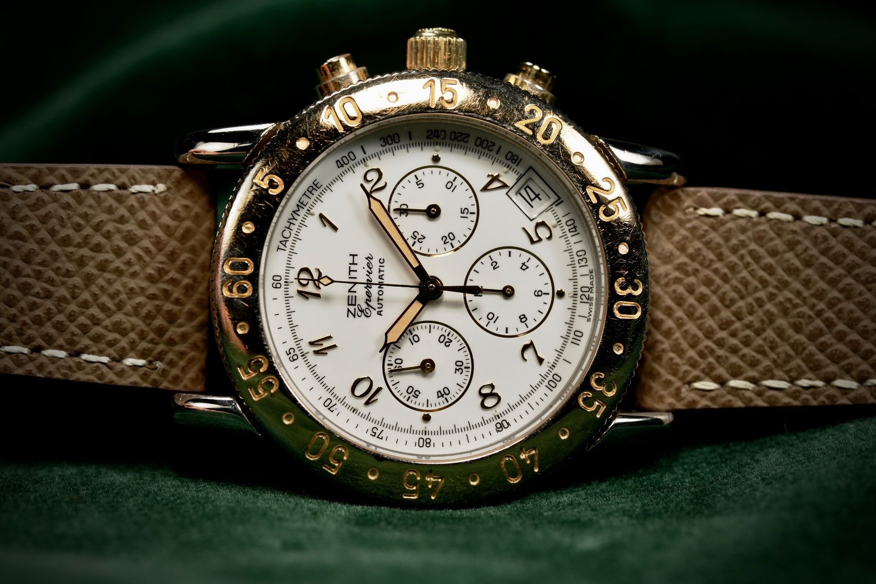 Zenith Montres: Zenith - El Primero Epervier Ref 19.0130.400 Original 1988 – D'occasion à Morcote par chronoservice