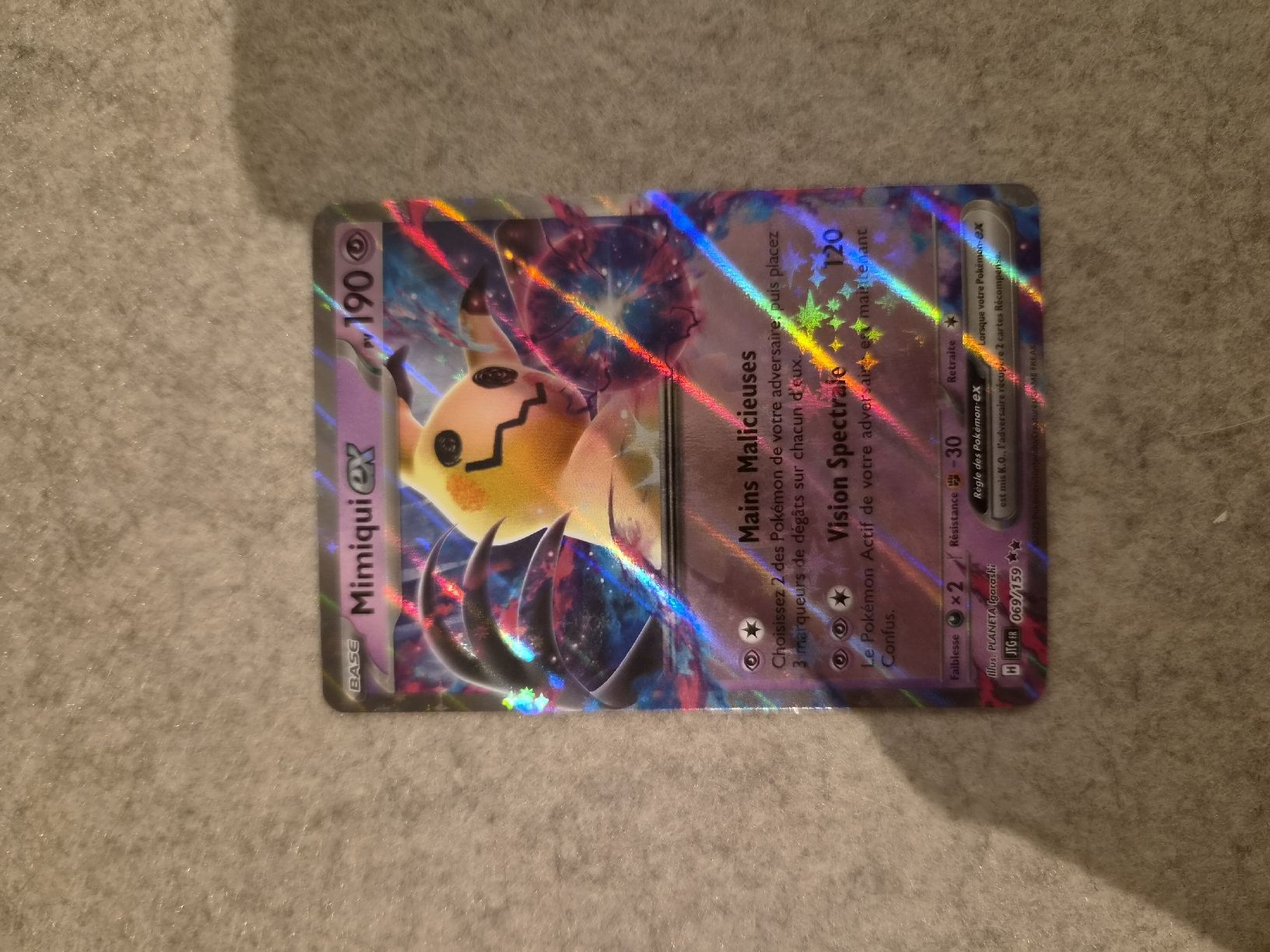 Pokémon Carte collezionabili: Mimiqui EX – Nuovo (secondo la descrizione) da Les Acacias venduto da S.Vieira