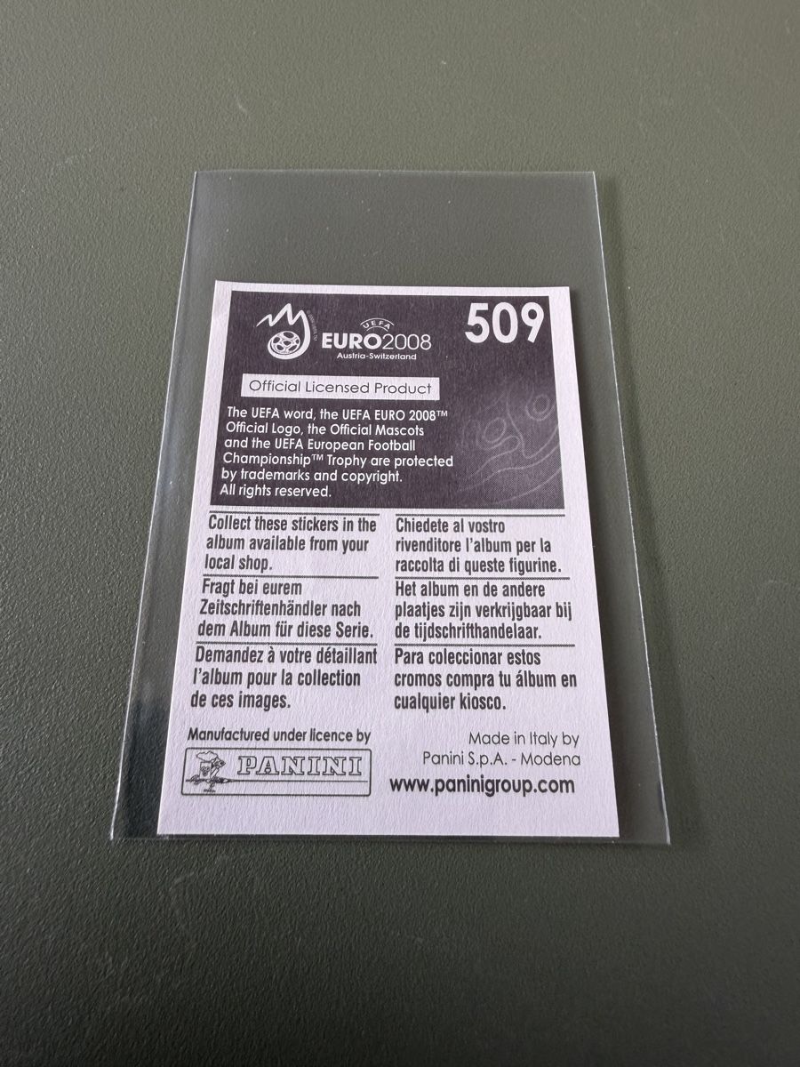 Panini Cartes à collectionner: Ronaldo Panini EM 2008 – D'occasion à Treyvaux par goali1fcea 1