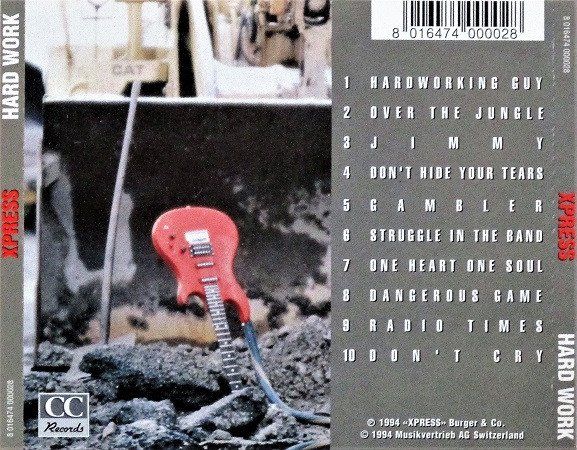 CD: Xpress ‎– Hard Work – Usato da Gingins venduto da Demonseed 1