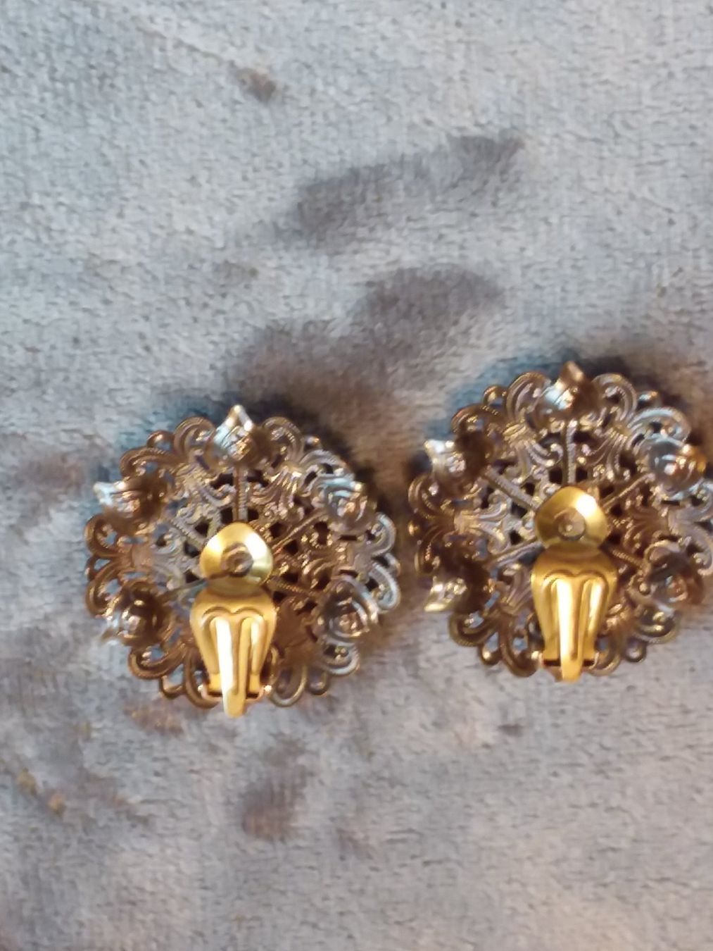 Orecchini pendenti & Orecchini a lobo: Antike luxuriöse Perlchen/Strass Ohrclips, ca 1920 – Usato da Zürich venduto da philpip 3