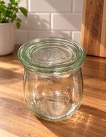 Weck Einmachglas mit Glasdeckel