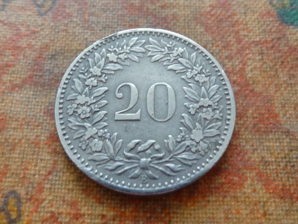Toutes les monnaies: 20 Rp. 1899  (E) – D'occasion à Romanel-sur-Lausanne par Swift13 1