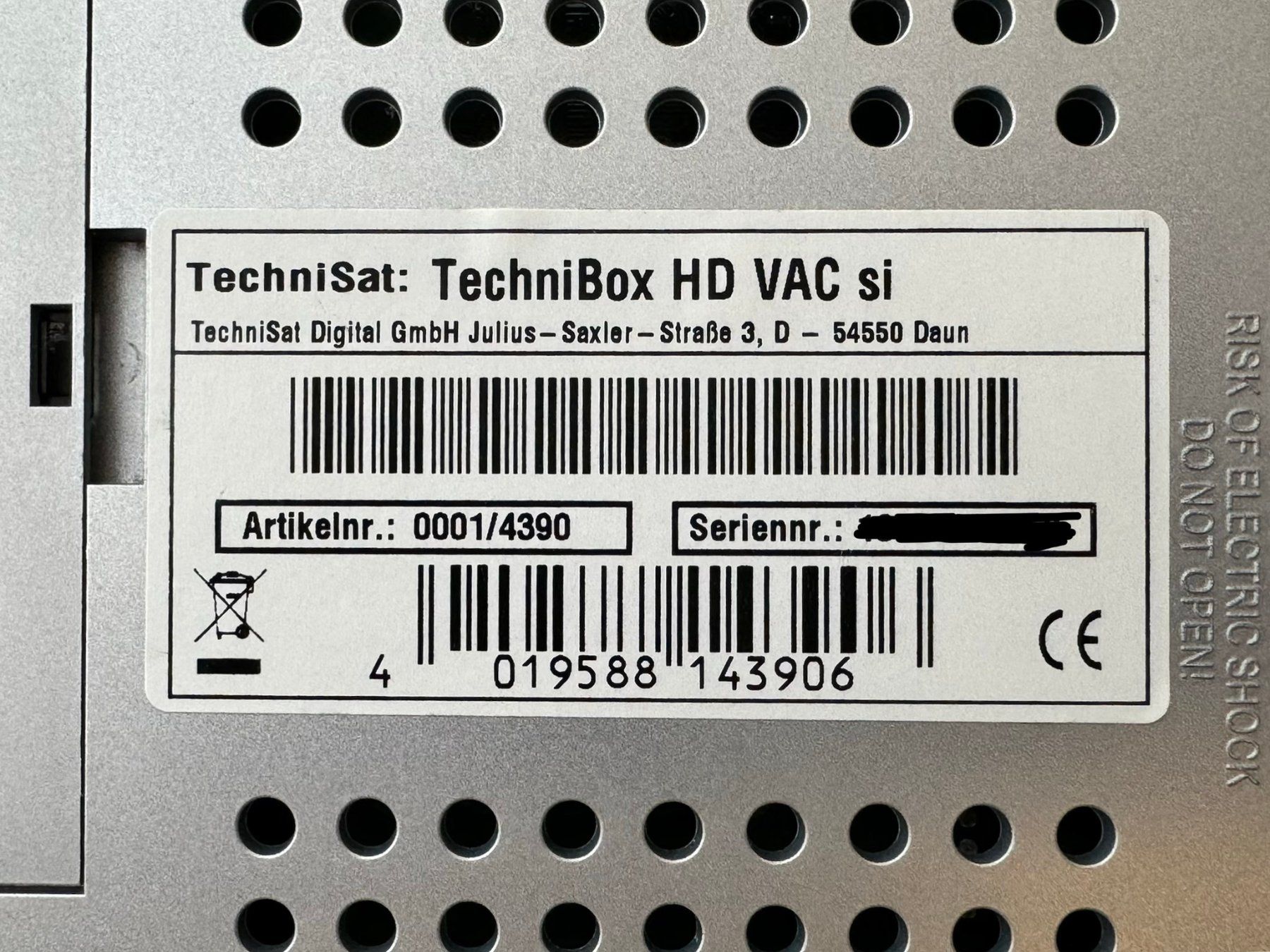 Technisat Ricevitori: Sat Receiver Technisat TechniBox HD VAC – Usato da Zug venduto da tomsunik 9