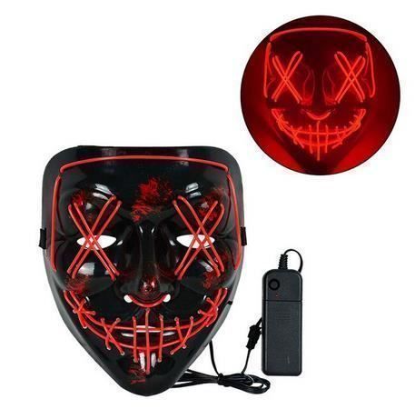 Maschere: Masque Led de fête d'halloween – Nuovo e nell'imballaggio originale da Gurmels venduto da shopathome 2