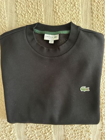Sweatshirt Lacoste noir coupe classique taille 4/L