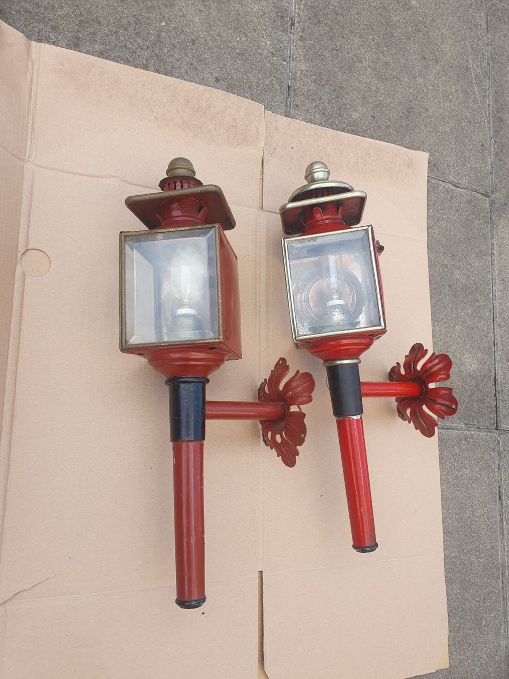 Lampade: 2 Kutschenlaternen – Usato da Basel venduto da FirstClass4000 1