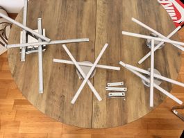 4x gebrauchte LED Deckenleuchten Conforama 