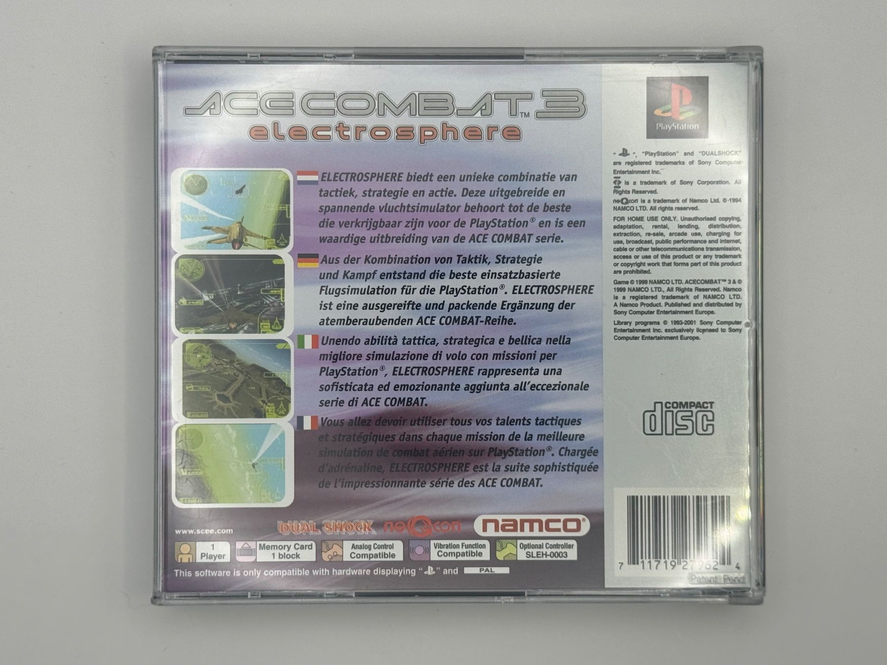 Sony Giochi: Ace Combat 3: Electrosphere - Playstation 1 – Usato da Bettlach venduto da awi_7jcb 1