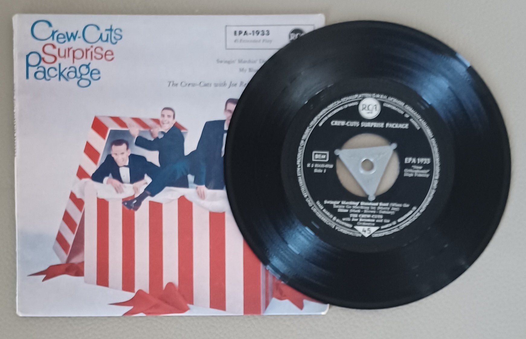 Dischi in vinile: 7" Single Crew- Cuts - Surprise Package 1959 Jazz/Pop – Usato da Hägendorf venduto da Plattenhardt 3