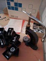 Stoffknopfmaschine und Werkzeuge 1942 Otto Herfeld Zürich