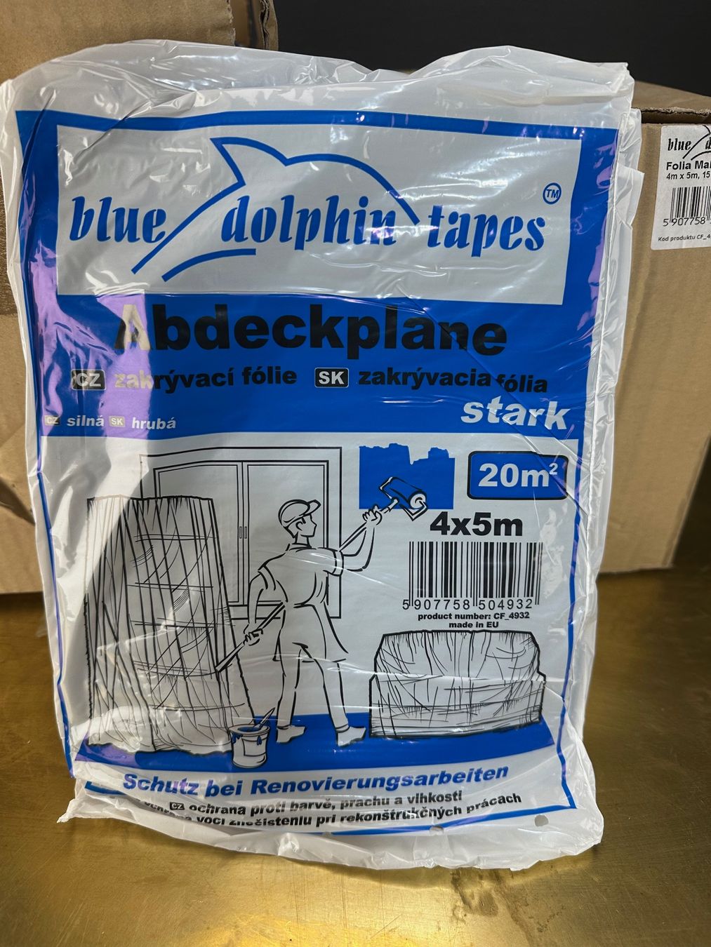 Altro: 100x Abdeckfolie STARK, 4x5m, Restposten, Abdeckplane, – Nuovo (secondo la descrizione) da Laufenburg venduto da Sirluger 2