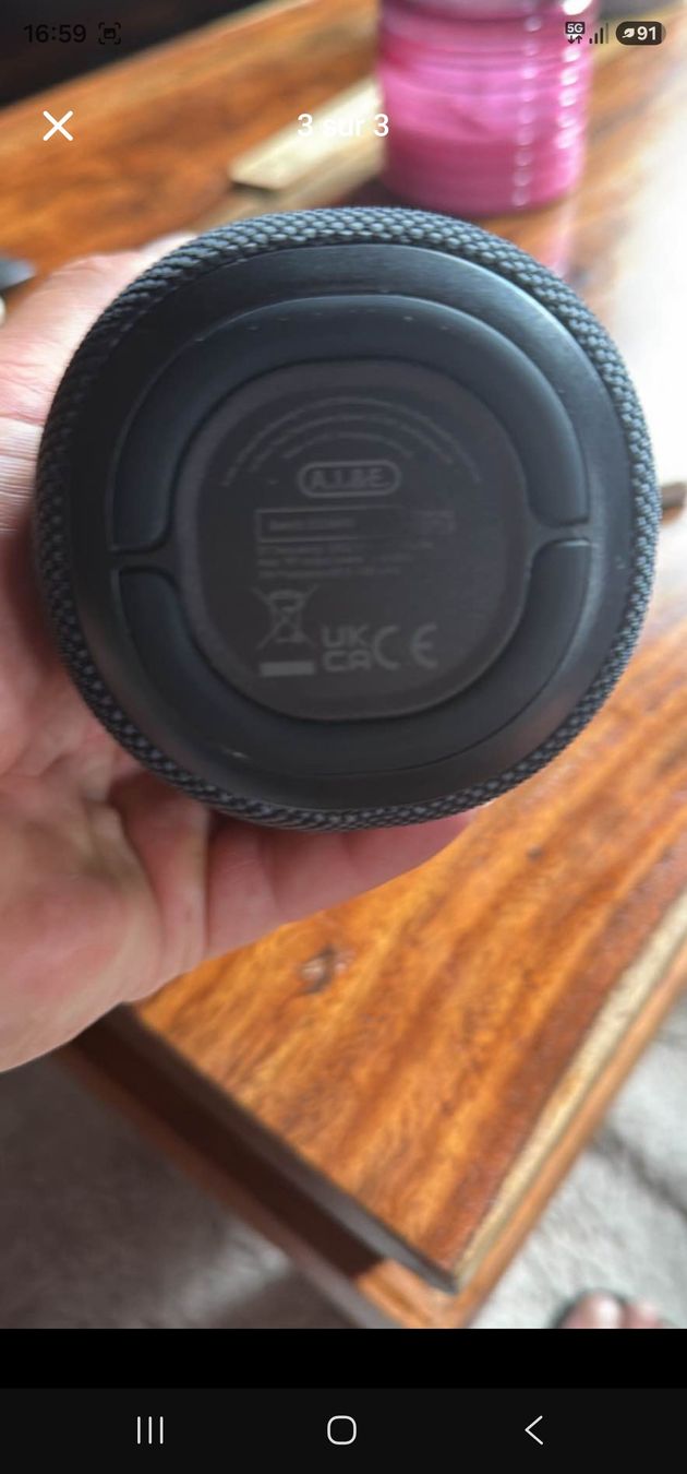 Haut-parleurs: Enceinte Bluetooth portable grise jamais  utilisée  – Neuf (Voir description) à Monthey par Chez-Dani-81 2