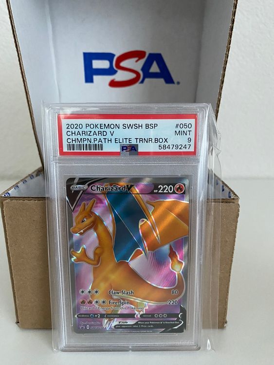 Pokemon Swsh Bsp Charizard V Champions Path Psa Kaufen Auf