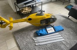 Heli Vario Ec 135 komplett flugfertig Hubschrauber zg