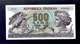Italien 500 lire UNZ