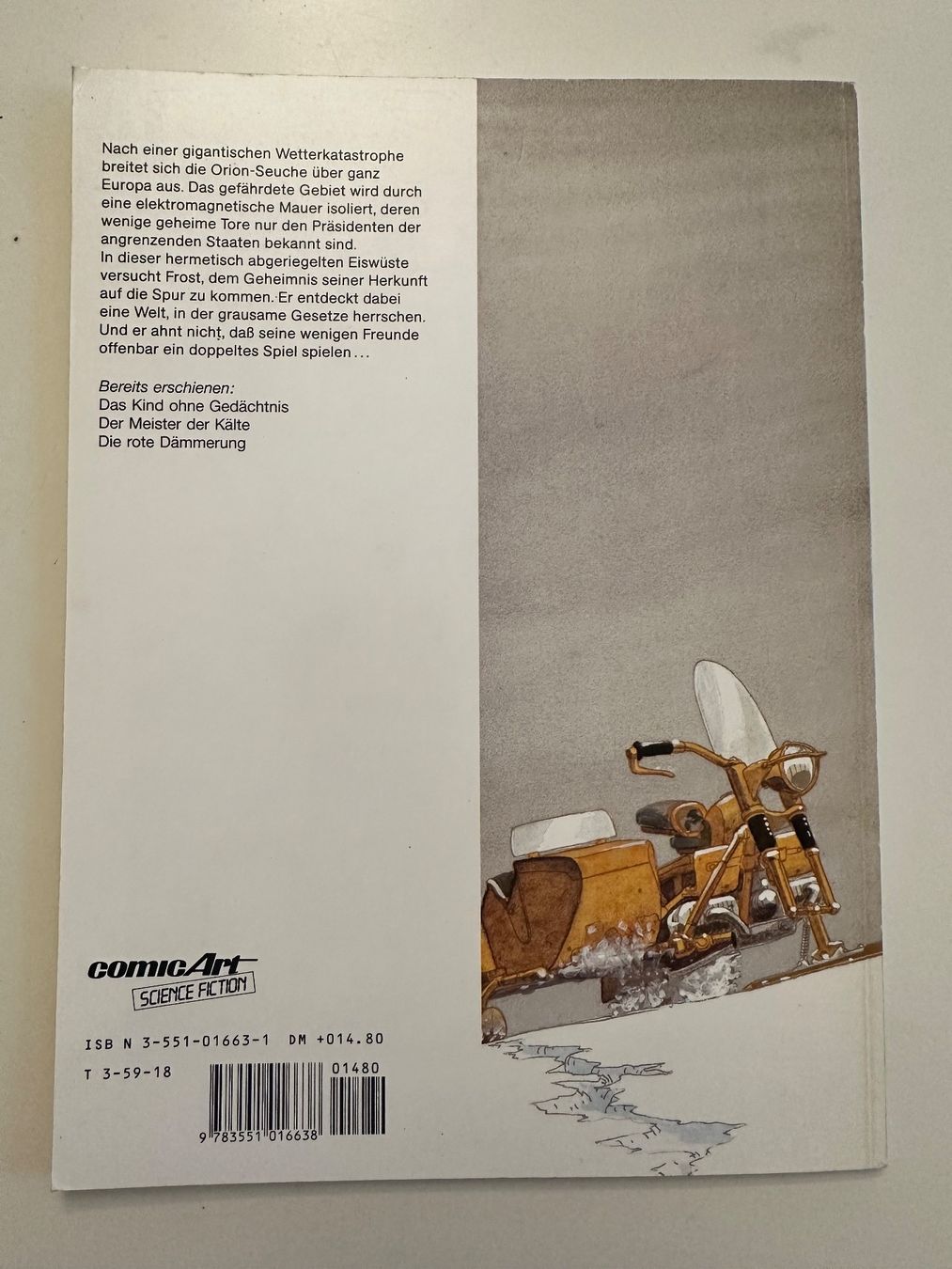 Fumetti: EISZEIT 3 - DIE ROTE DÄMMERUNG – Usato da Münsingen venduto da Ganjam 2