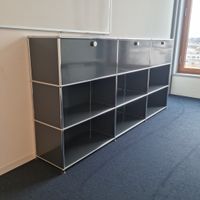 Usm Haller Regal 3x3 mit 3 Klapptüren
