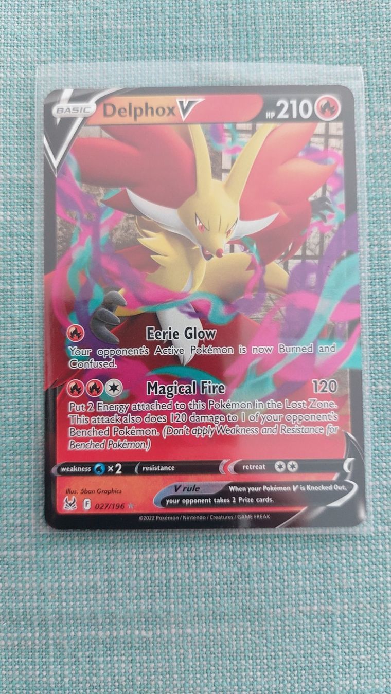 Pokémon Carte collezionabili: Delphox V Lost Origin – Nuovo (secondo la descrizione) da Bellinzona venduto da Pagur