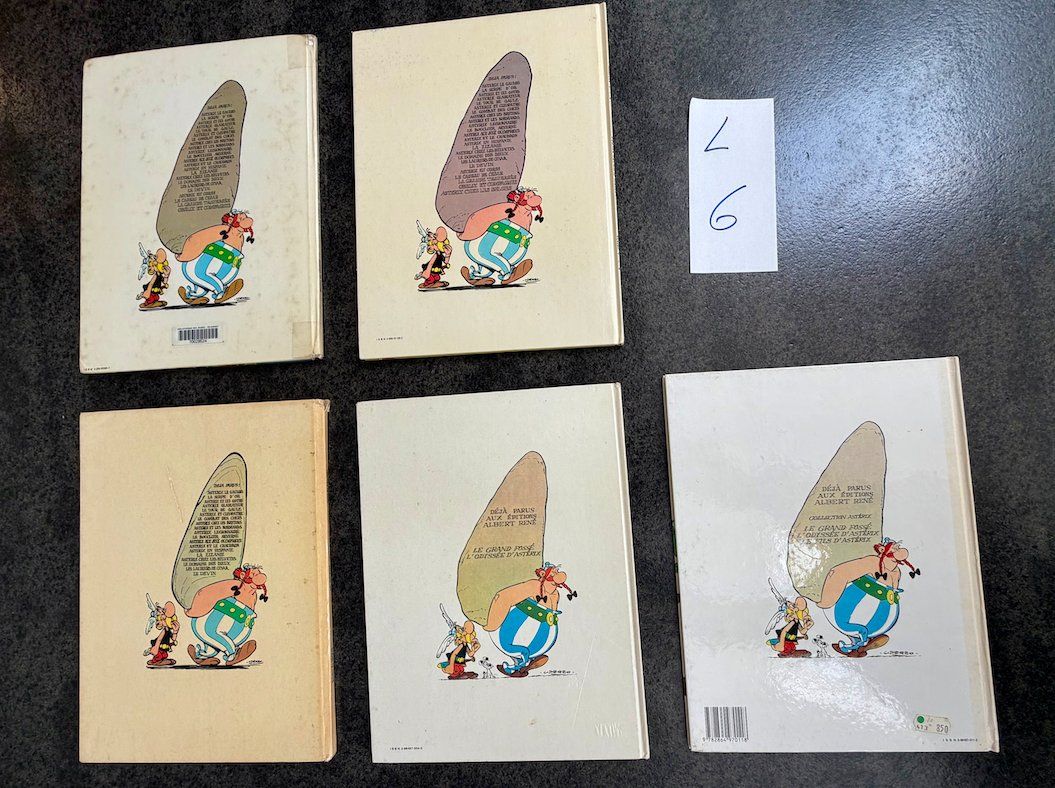 Fumetti: BD Lot N6 5x ASTERIX – Usato da Châtillon JU venduto da laoo 4