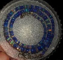 42 Crts Natural Ethiopian Welo Opal Beads Necklace