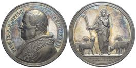 b- Rom, Pius IX., Silbermedaille A. XXXII (1877)