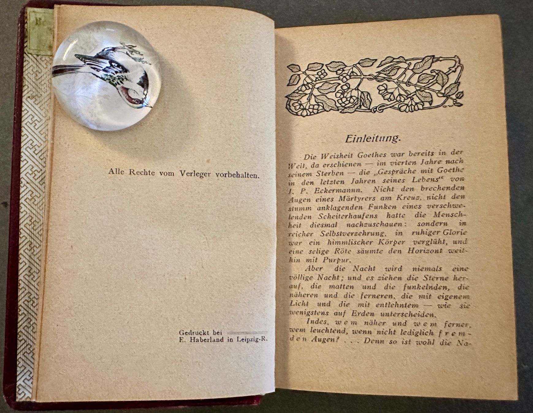 Libri: Johann Peter Eckermann: Gespräche mit Goethe – Usato da Zürich venduto da allp 5