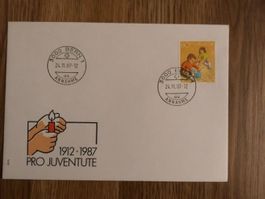 FDC Pro Juventute 24.11.87
