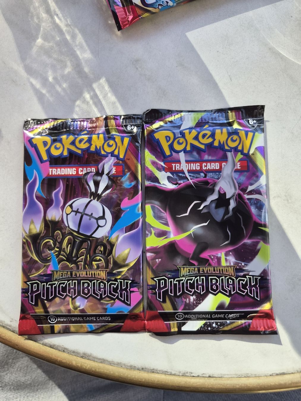 Pokémon Carte collezionabili: 2x Booster Pitch Black – Nuovo e nell'imballaggio originale da Les Acacias venduto da S.Vieira
