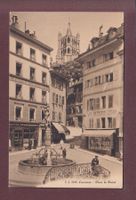 LAUSANNE - Fontaine et Place de la Palud