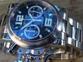 Graham Chronofighter Black-Shock RAC Schaltrad-Chrono w neu