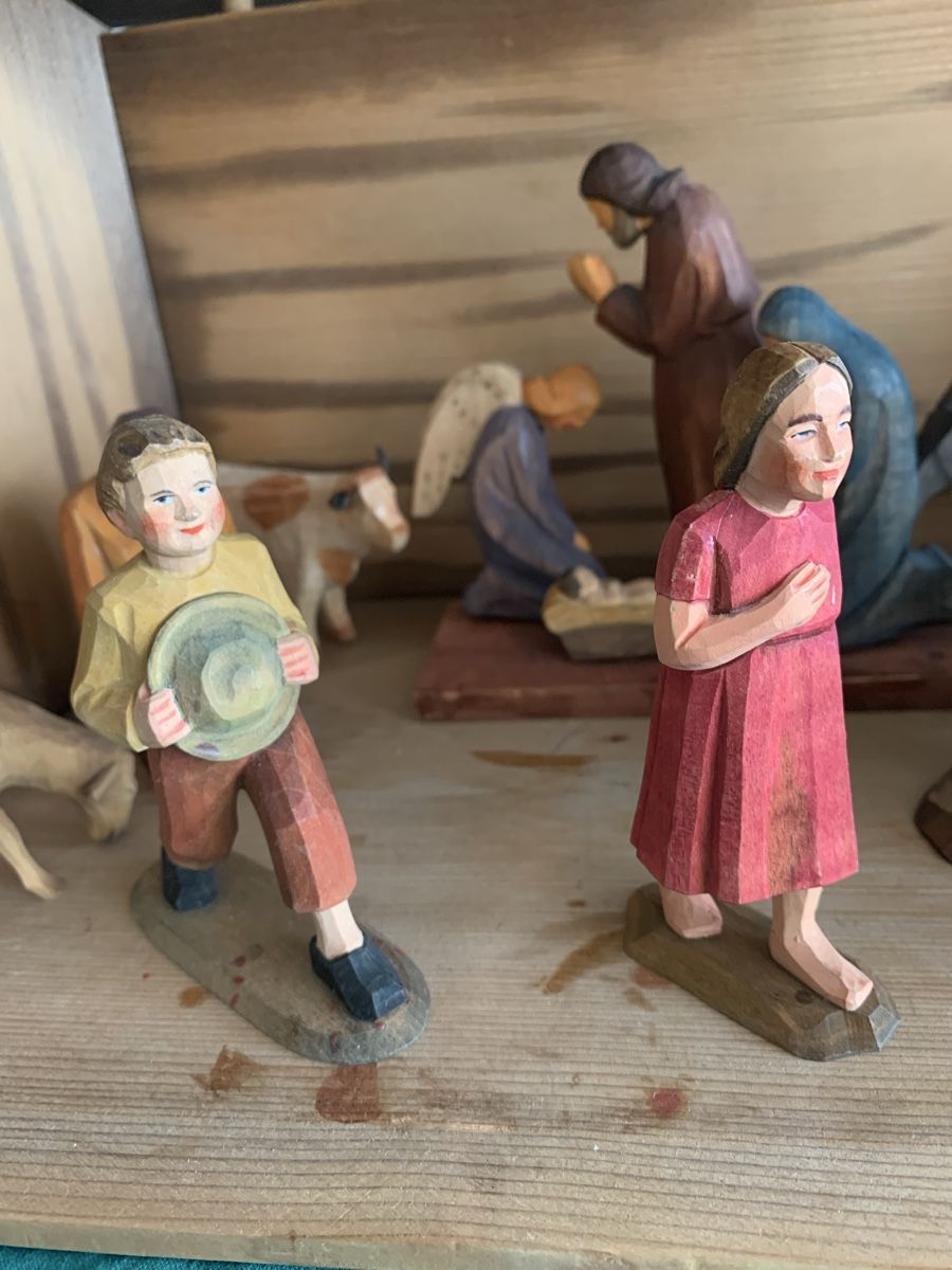 Figuren: Komplette Weihnachtskrippe Hugler Brienz 22 teilig  – Gebraucht aus Rothrist von Oddymanliane 2