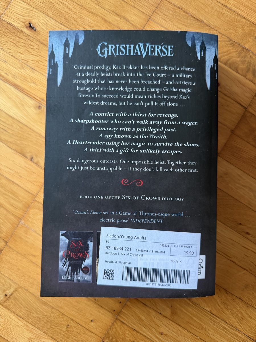 Libri: Six of Crows - Leigh Bardugo – Nuovo (secondo la descrizione) da Bern venduto da joannnne 2