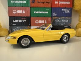 Ferrari 365 GTS/4 Daytona gelb Cabriolet Modellauto 1:18