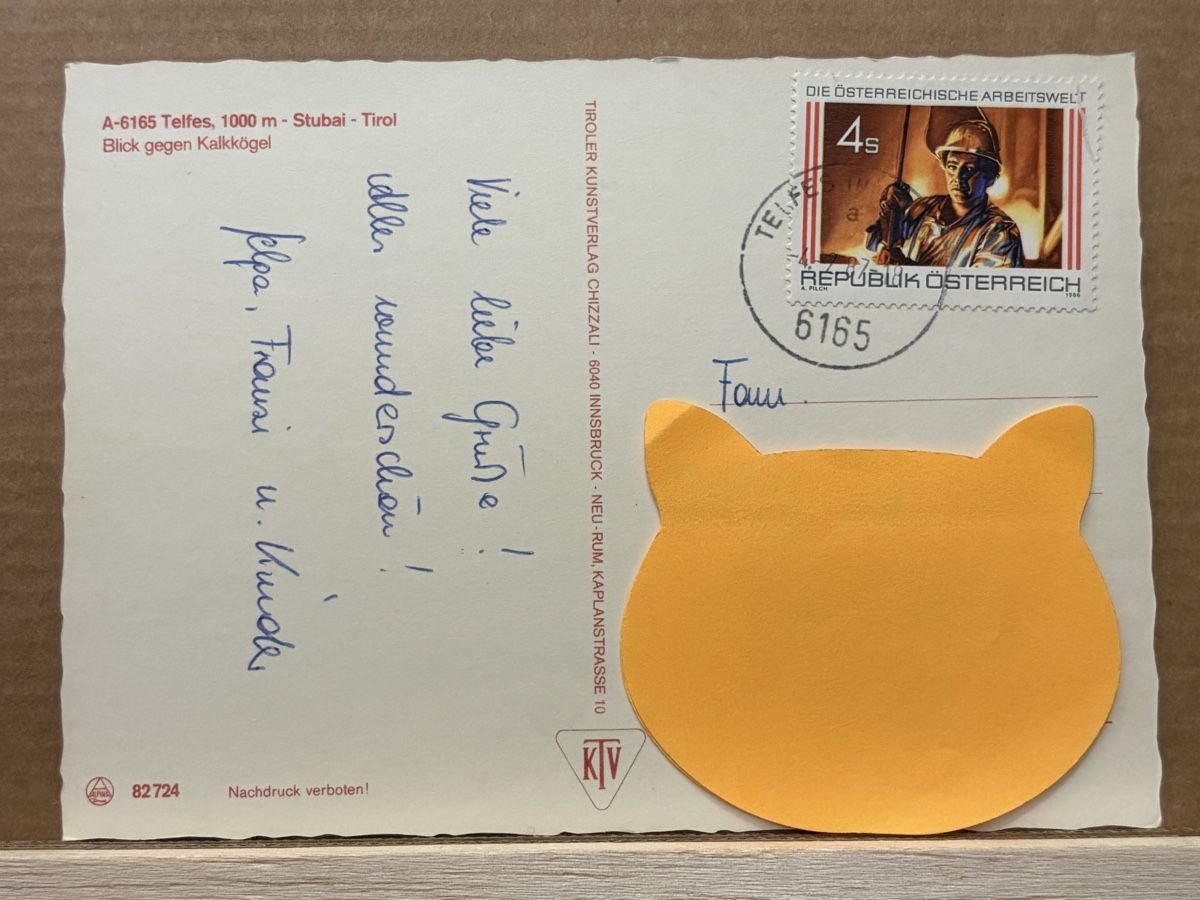 Cartoline postali: AK von Telfes Stubai – Usato da Rümlang venduto da Kartenpost1 1