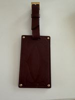 Cartier Gepäckanhänger Kalbs Leder