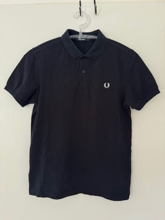 Fred Perry Polo Shirt schwarz Grösse S Oryginal