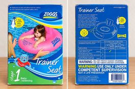 Zoggs Trainer Seat  Baby Schwimmsitz, pink