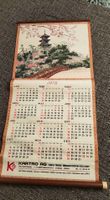 Vintage Kalender 1975 mit Japanischem Motiv, Top Zustand