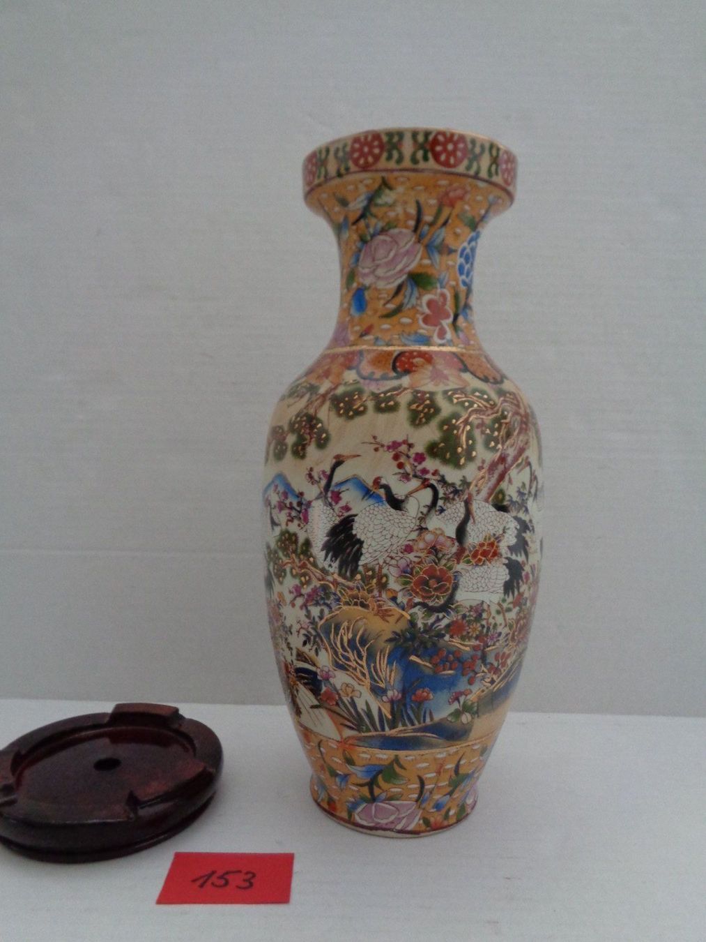 Vasi & Recipienti: China Vase mit Motiv Störche – Usato da Chur venduto da omonia