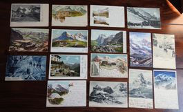 Kl. Scheidegg, Jungfraujochbahn, Wengenalp, 16 schöne AK !